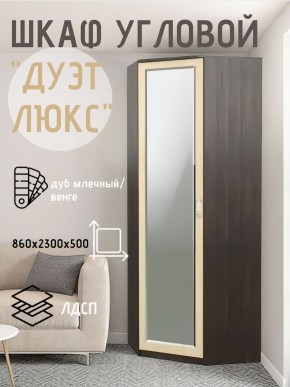 Шкаф угловой Дуэт Люкс с зеркалом в Карталах - kartaly.mebel24.online | фото 5