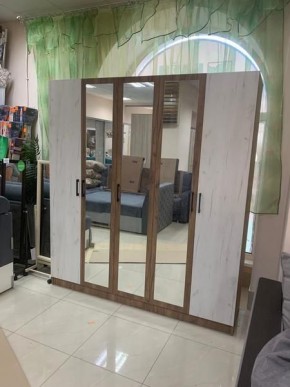 Шкаф Вегас 2000 Дуб крафт табачный/Дуб крафт белый в Карталах - kartaly.mebel24.online | фото 3