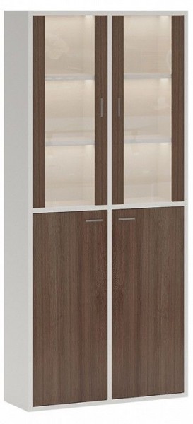 Шкаф-витрина Домино СУ(ш2в2)+2ФС+2ФГ в Карталах - kartaly.mebel24.online | фото 2