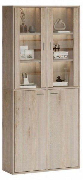 Шкаф-витрина Домино СУ(ш2в2)+2ФС+2ФГ в Карталах - kartaly.mebel24.online | фото 2