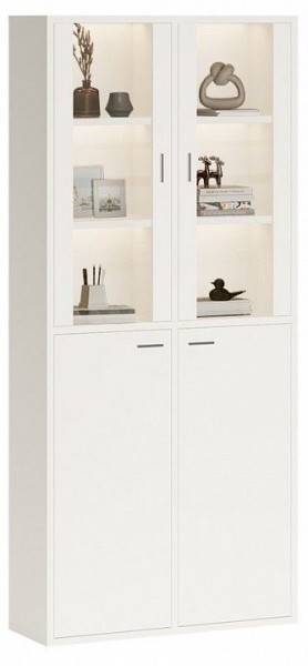 Шкаф-витрина Домино СУ(ш2в2)+2ФС+2ФГ в Карталах - kartaly.mebel24.online | фото 2