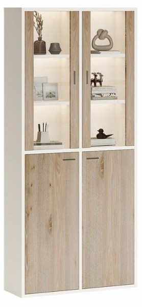 Шкаф-витрина Домино СУ(ш2в2)+2ФС+2ФГ в Карталах - kartaly.mebel24.online | фото 3