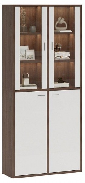 Шкаф-витрина Домино СУ(ш2в2)+2ФС+2ФГ в Карталах - kartaly.mebel24.online | фото 2
