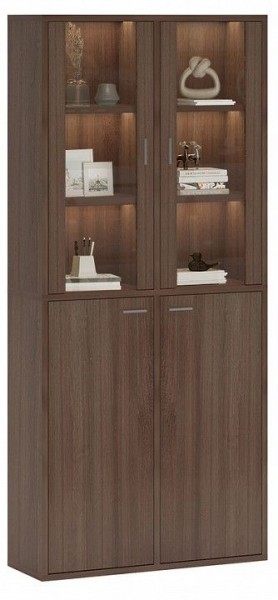 Шкаф-витрина Домино СУ(ш2в2)+2ФС+2ФГ в Карталах - kartaly.mebel24.online | фото 2