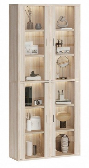 Шкаф-витрина Домино СУ(ш2в2)+4ФС в Карталах - kartaly.mebel24.online | фото 2