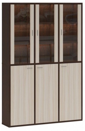 Шкаф-витрина Домино СУ(ш3в2)+3ФГ+3ФС в Карталах - kartaly.mebel24.online | фото