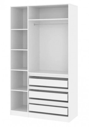 Спальный гарнитур Парус (Белый/Вотан) 1400 (Вариант-2) в Карталах - kartaly.mebel24.online | фото 11