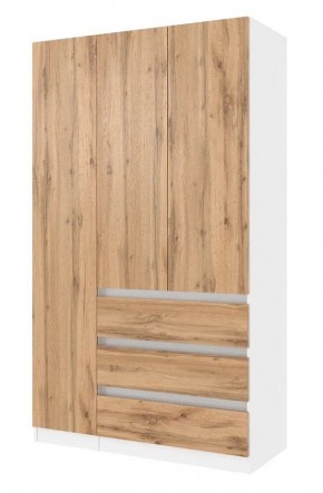 Спальный гарнитур Парус (Белый/Вотан) 1400 (Вариант-2) в Карталах - kartaly.mebel24.online | фото 6