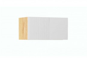 СТЕФАНИ-1.1 Антресоль (дуб крафт золотой/белый софт) в Карталах - kartaly.mebel24.online | фото