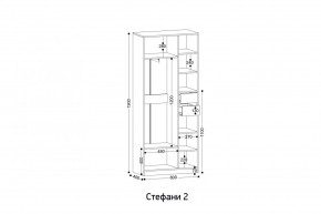СТЕФАНИ-2 Шкаф в Карталах - kartaly.mebel24.online | фото 2