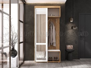 СТЕЛЛА-1 Прихожая (ЛДСП) дуб крафт/белый в Карталах - kartaly.mebel24.online | фото