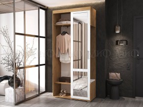 СТЕЛЛА-1 Прихожая (ЛДСП) дуб крафт/белый в Карталах - kartaly.mebel24.online | фото 3