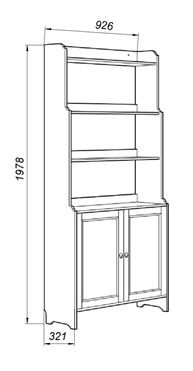 Стеллаж 20 Вествик, массив сосны, цвет белый в Карталах - kartaly.mebel24.online | фото 2