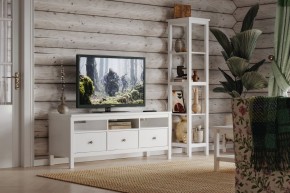 Стеллаж 420 Кантри, массив сосны, цвет белый в Карталах - kartaly.mebel24.online | фото 4