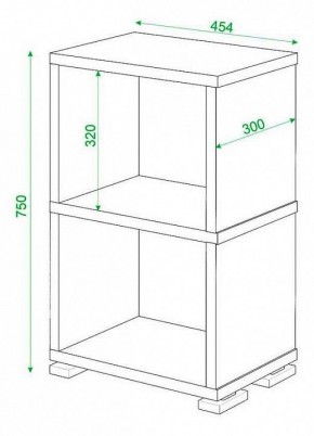 Стеллаж Домино СБ-15/2 в Карталах - kartaly.mebel24.online | фото 2