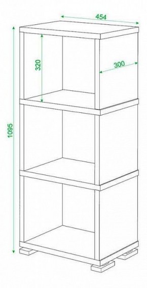 Стеллаж Домино СБ-15/3 в Карталах - kartaly.mebel24.online | фото 2