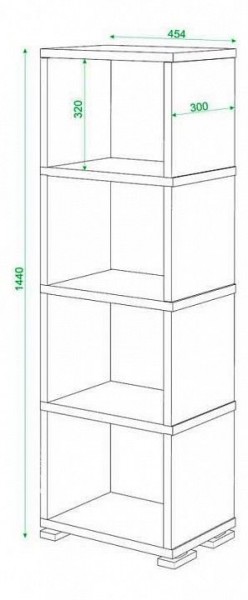 Стеллаж Домино СБ-15/4 в Карталах - kartaly.mebel24.online | фото 3