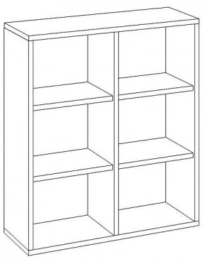 Стеллаж Домино СУ(ш2в1) в Карталах - kartaly.mebel24.online | фото 3