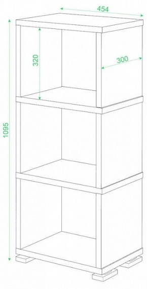 Стеллаж-колонка Домино Лайт СБ-15/3 в Карталах - kartaly.mebel24.online | фото 2