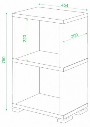 Стеллаж-колонка Домино СБ-15/2 в Карталах - kartaly.mebel24.online | фото 2
