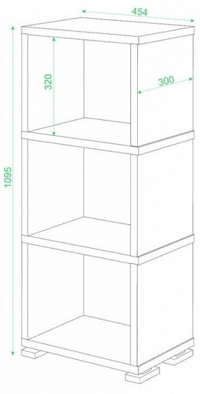 Стеллаж-колонка Домино СБ-15/3 в Карталах - kartaly.mebel24.online | фото 2