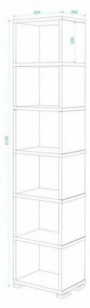 Стеллаж-колонка Домино СБ-15/6 в Карталах - kartaly.mebel24.online | фото 3