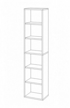 Стеллаж-колонка Домино СУ(ш1в2) в Карталах - kartaly.mebel24.online | фото 3