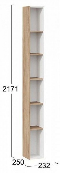 Стеллаж-колонка Порто ТД-393.07.25 в Карталах - kartaly.mebel24.online | фото 5