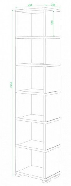 Стеллаж-колонка СБ-15/6 в Карталах - kartaly.mebel24.online | фото 2