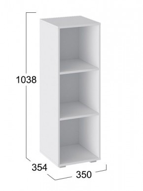 Стеллаж модульный «Литл» Тип 3 в Карталах - kartaly.mebel24.online | фото 2