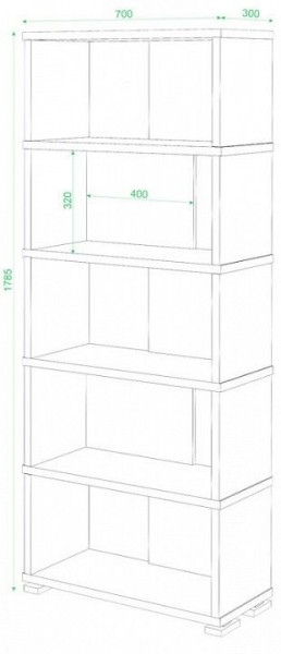 Стеллаж СБ-10/5 в Карталах - kartaly.mebel24.online | фото 2
