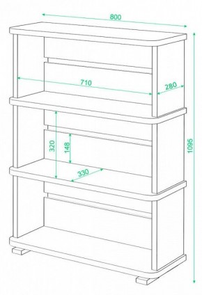 Стеллаж СБ-25/3 в Карталах - kartaly.mebel24.online | фото 2