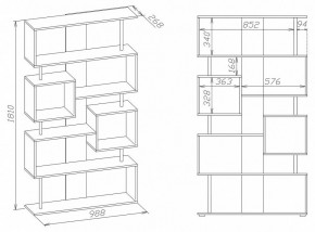 Стеллаж СТ-2 в Карталах - kartaly.mebel24.online | фото 2