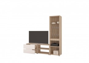 Стенка АНТАЛИЯ 1 (Сонома/Белый софт) в Карталах - kartaly.mebel24.online | фото 2