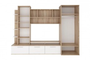 Стенка Денвер (СТЛ.151.01) Дуб сонома/Белый в Карталах - kartaly.mebel24.online | фото 2