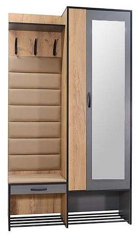 Стенка для прихожей Ольга Лофт 4 в Карталах - kartaly.mebel24.online | фото 3