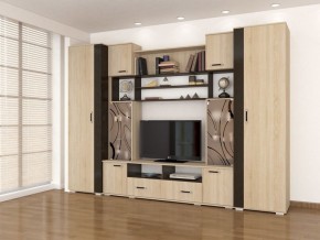 Стенка Оскар-18-1 дуб сонома-венге в Карталах - kartaly.mebel24.online | фото