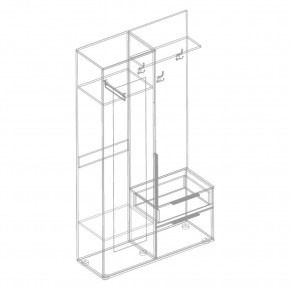 СТИЛ Прихожая (модульная) в Карталах - kartaly.mebel24.online | фото 3