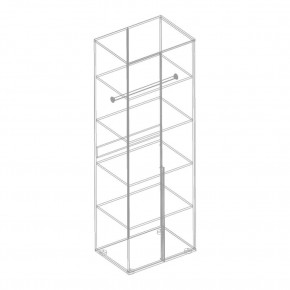 СТИЛ Шкаф 2-ств с полками в Карталах - kartaly.mebel24.online | фото 2