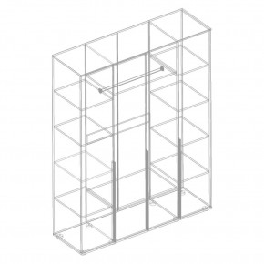 СТИЛ Шкаф 4-ств для одежды в Карталах - kartaly.mebel24.online | фото 2