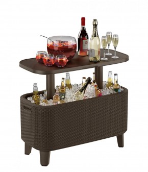 Стол Беви Бар (Bevy Bar Large Cool Bar), коричневый в Карталах - kartaly.mebel24.online | фото 3