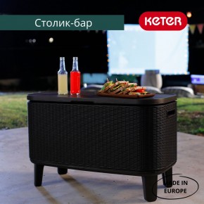 Стол Беви Бар (Bevy Bar Large Cool Bar), коричневый в Карталах - kartaly.mebel24.online | фото 4
