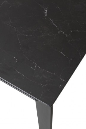 Стол CORNER 120 MATT BLACK MARBLE SOLID CERAMIC / BLACK, ®DISAUR в Карталах - kartaly.mebel24.online | фото 5