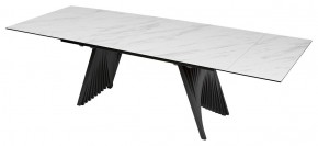 Стол IVAR 200 MARBLES KL-99 Белый мрамор, итальянская керамика, ®DISAUR в Карталах - kartaly.mebel24.online | фото 1
