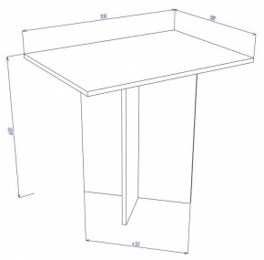 Стол журнальный Cross СЖ4 в Карталах - kartaly.mebel24.online | фото 3