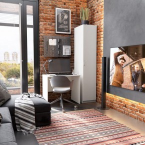 Стол КАСТОР письменный 80х50, цвет белый в Карталах - kartaly.mebel24.online | фото