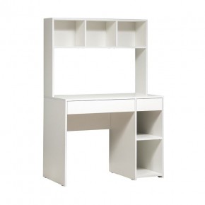 Стол компьютерный 12.77 F Комфорт (Белый РЕ шагрень) в Карталах - kartaly.mebel24.online | фото 1