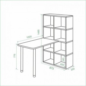 Стол компьютерный Bartolo в Карталах - kartaly.mebel24.online | фото 3