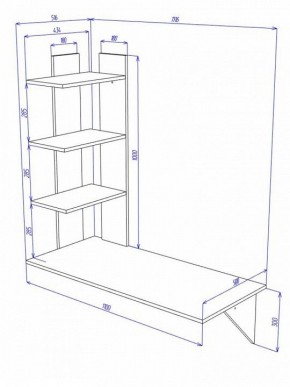 Стол компьютерный Домино Cross СтТ5 в Карталах - kartaly.mebel24.online | фото 2