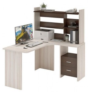 Стол компьютерный Домино Lite СКЛ-Угл130+НКЛ-120 в Карталах - kartaly.mebel24.online | фото 2